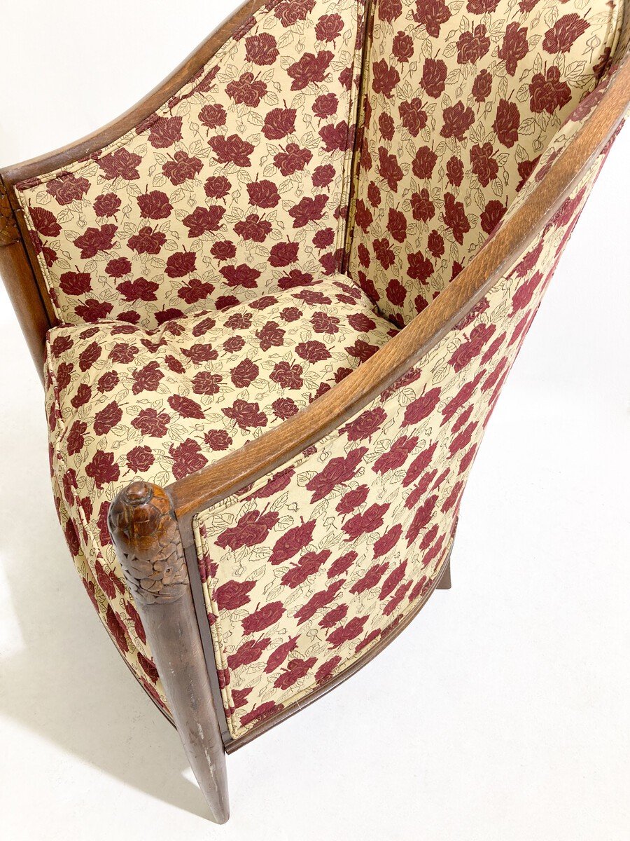Art Deco Armchair - New Upholstery-photo-4