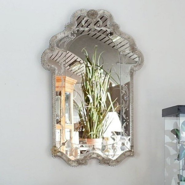 Miroir Floral Venitien Murano