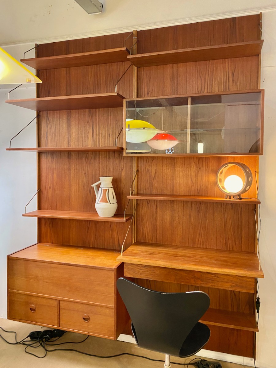 Thygesen And Sorensen Modular Bookcase, Hg Furniture Edition, Circa 1960.