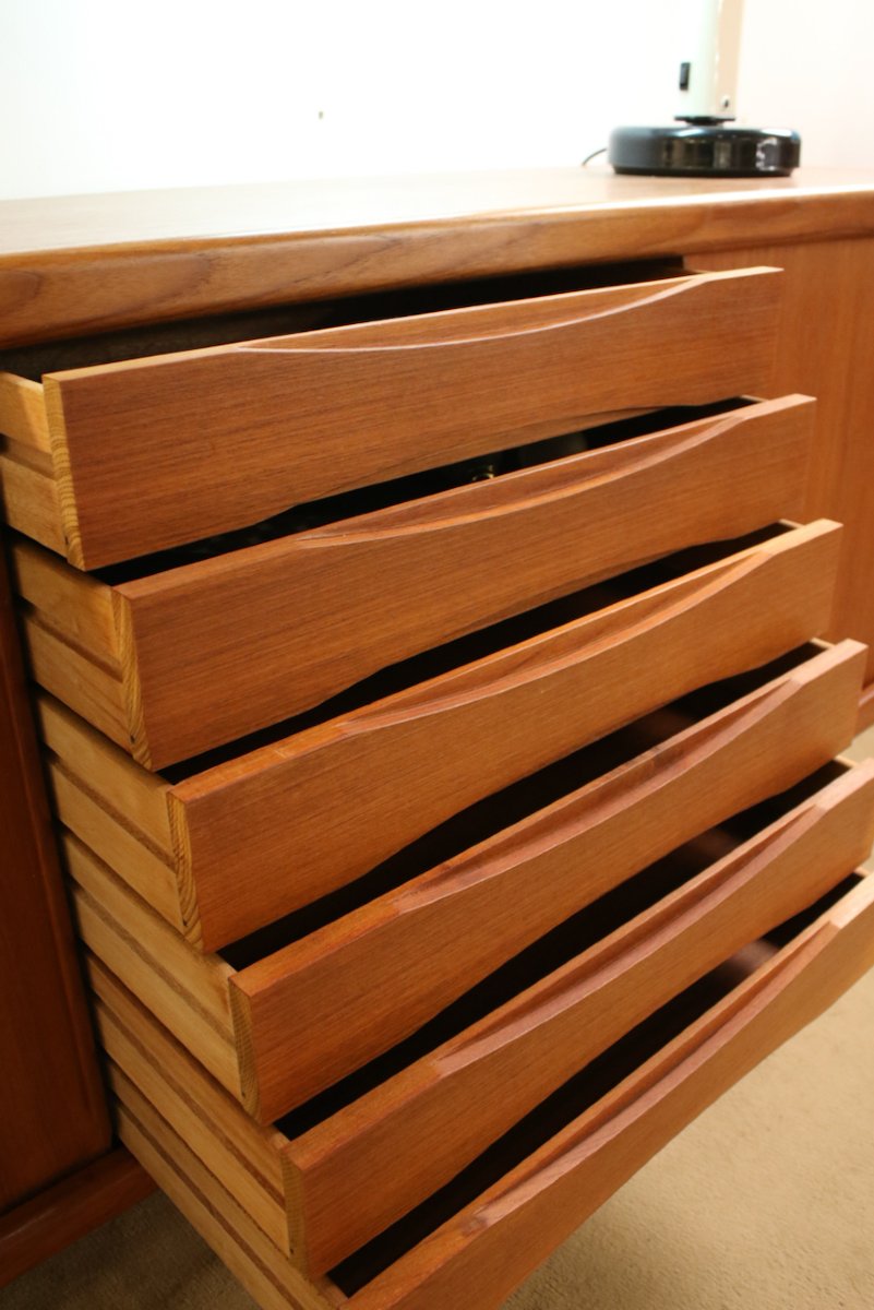 Scandinavian Sideboard Design Johannes Andersen Edition Dyrlund, Denmark Circa 1970.-photo-1
