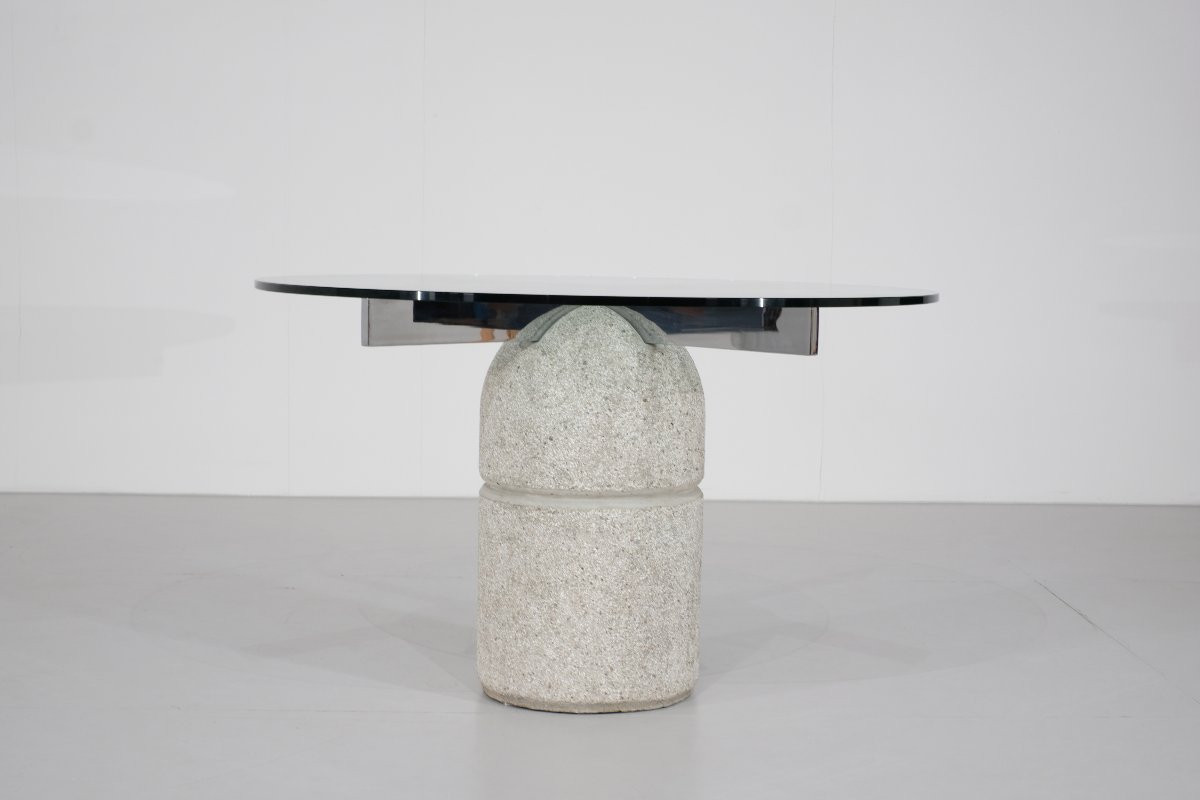 Paracarro Table By Giovanni Offredi For Saporiti - 1970s-photo-3