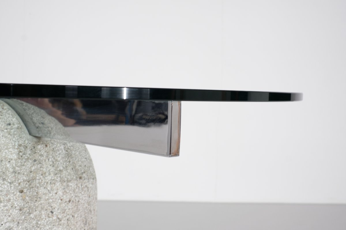 Paracarro Table By Giovanni Offredi For Saporiti - 1970s-photo-5
