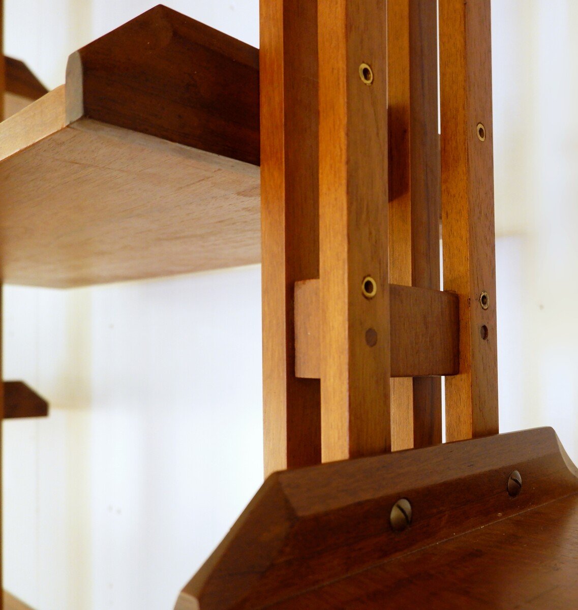 Floor-to-ceiling Wall Unit In The Style Of Franco Albini, 1960s-photo-4