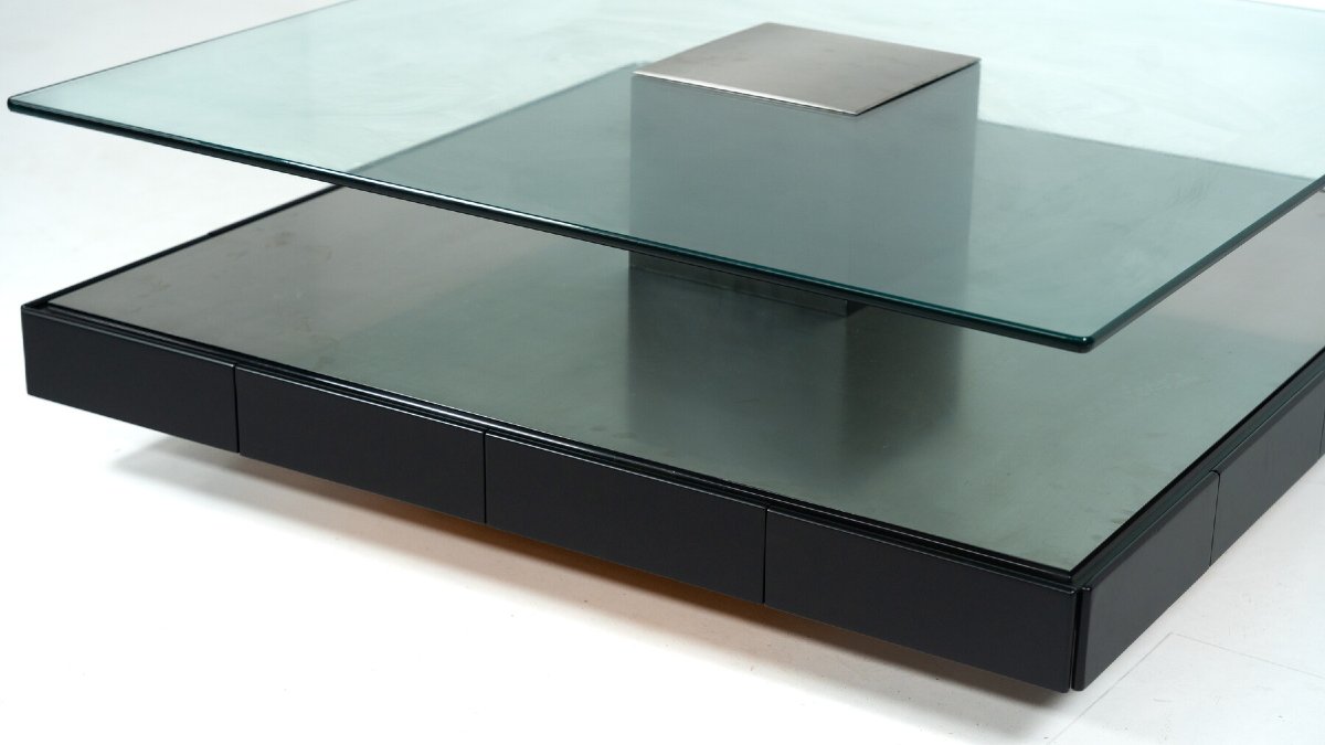 Tecno T147 Coffee Table By Marco Fantoni - Mid Century Modern, Italy, 1970s-photo-2