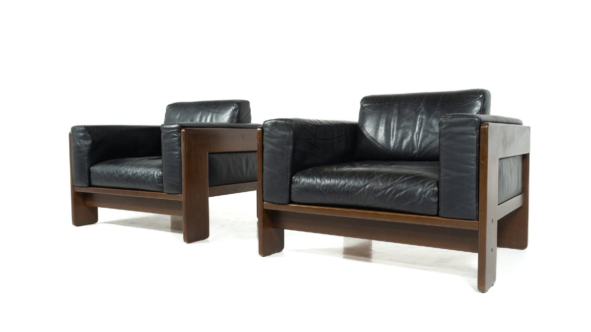 Pair Of Bastiano Armchairs By Tobia Scarpa For Knoll, Italy, 1962-photo-2