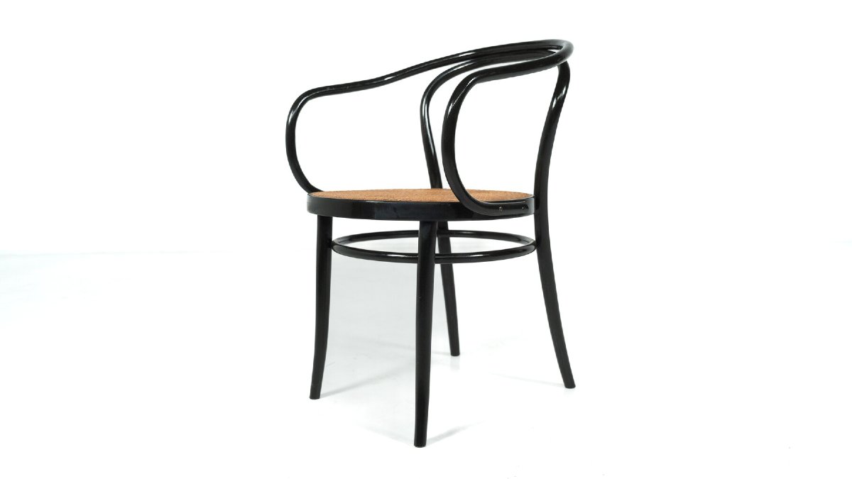 Ensemble de 6 chaises en bois courbé par Thonet, Autriche, années 1920-photo-7