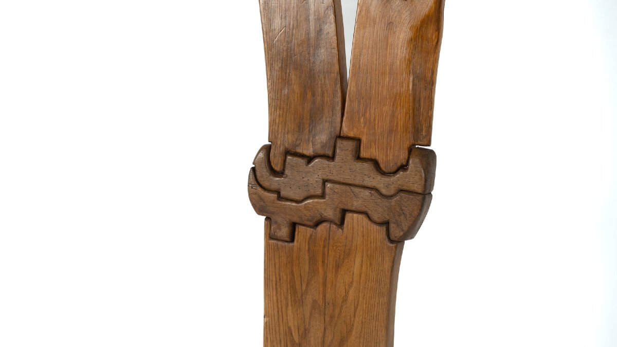 Wooden Sculpture By Luciano Bertolotto, Italy, 1990s-photo-3