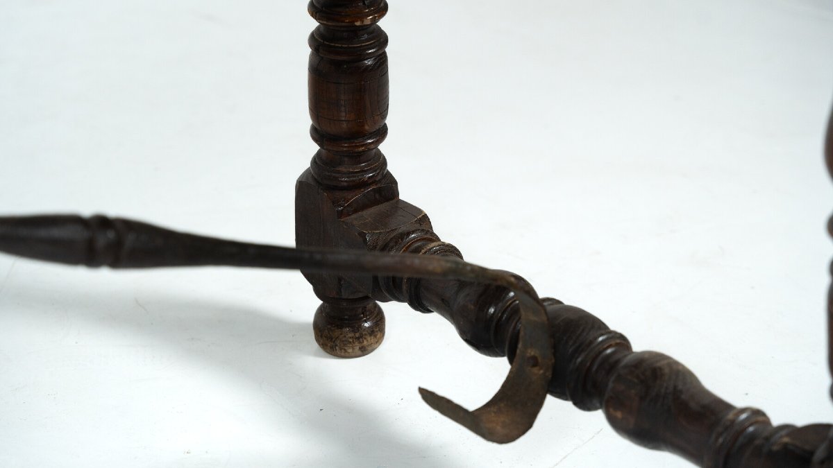 Table à manger espagnole en bois -photo-3