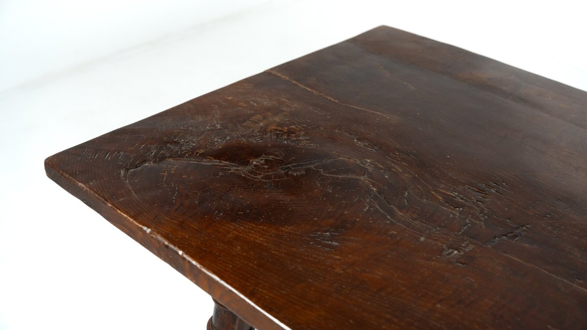 Table à manger espagnole en bois -photo-4