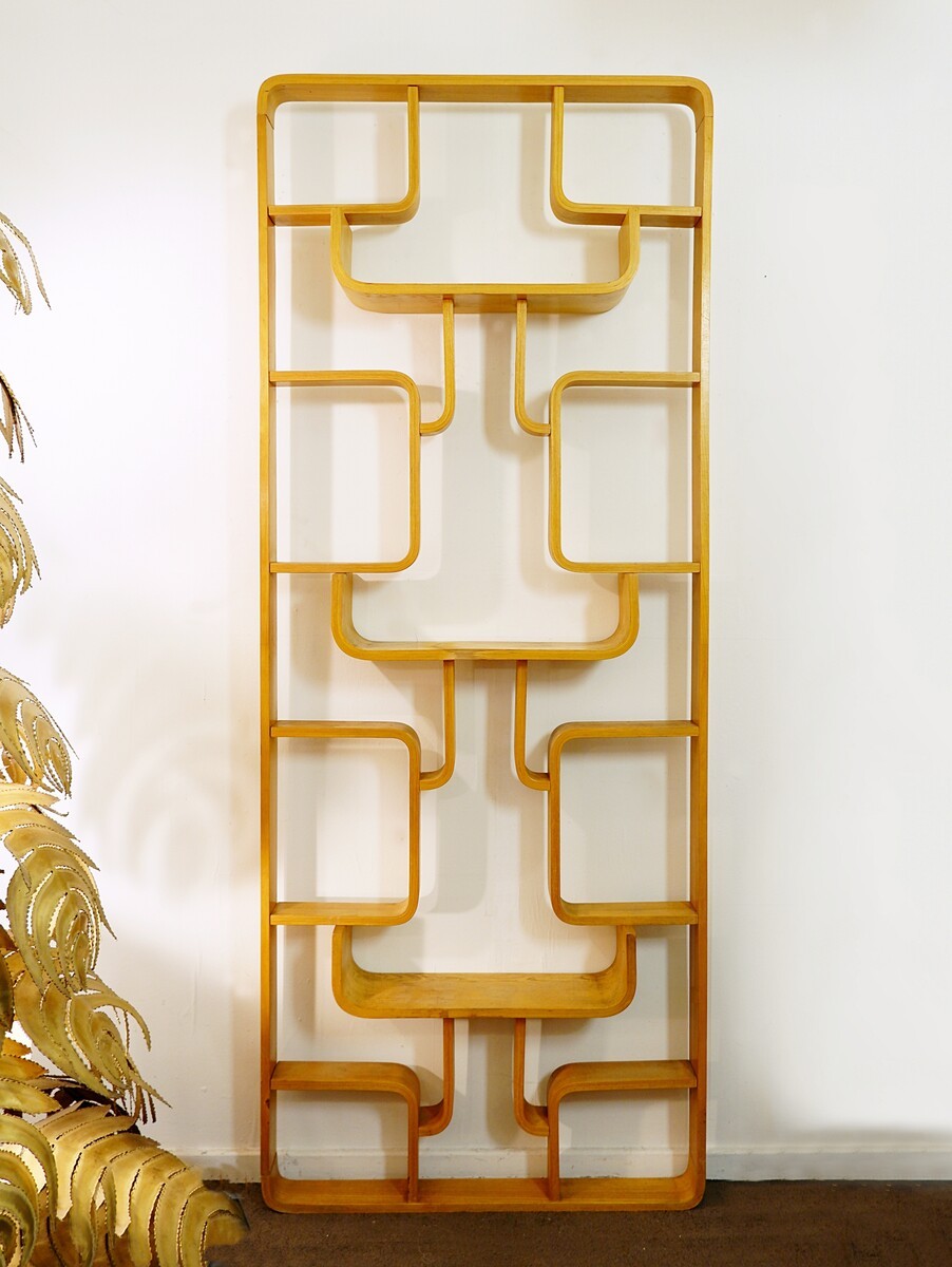 Claustra Shelving Unit By Ludvik Volak For Drevopodnik Holesov - Czech Republic 1960s