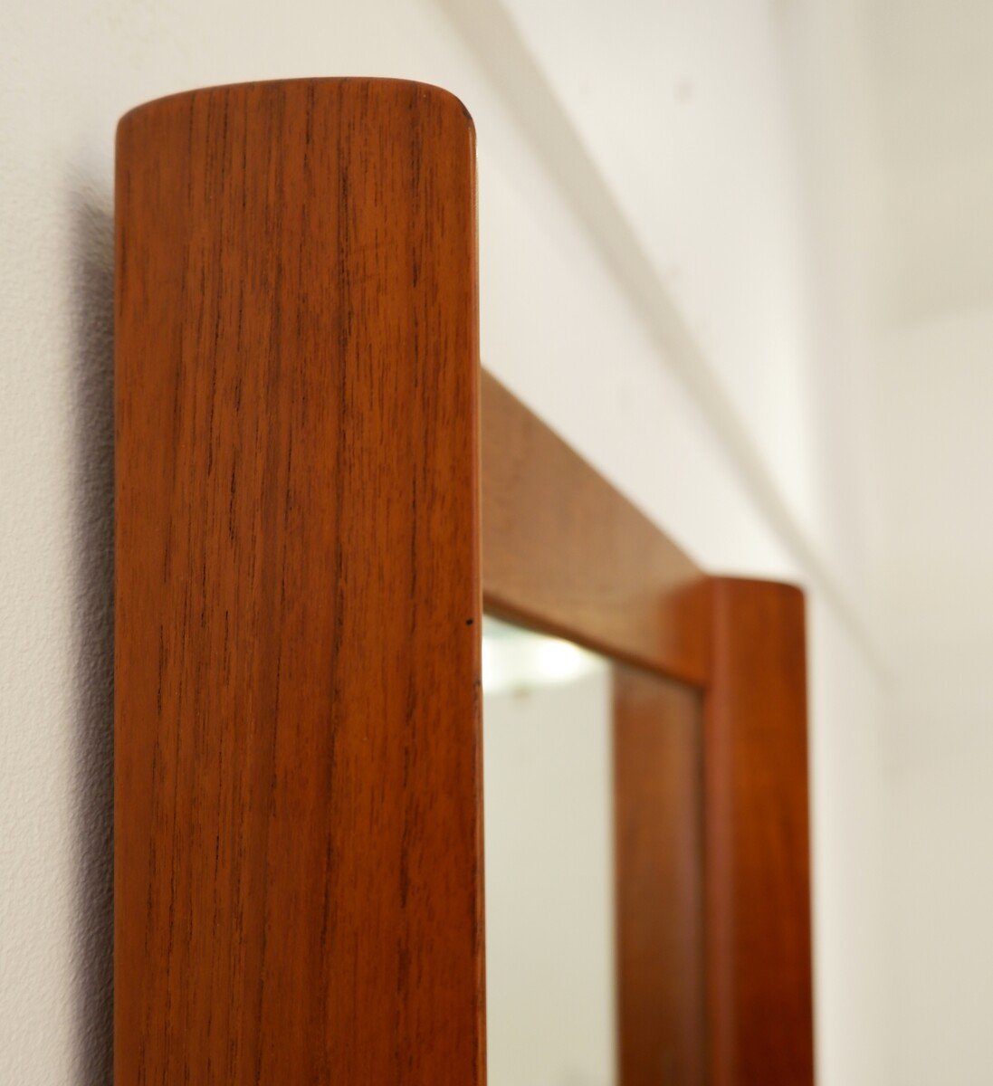 Mid-century Scandinavian Mirror In The Style Of Aksel Kjærgaard - 1960s-photo-3