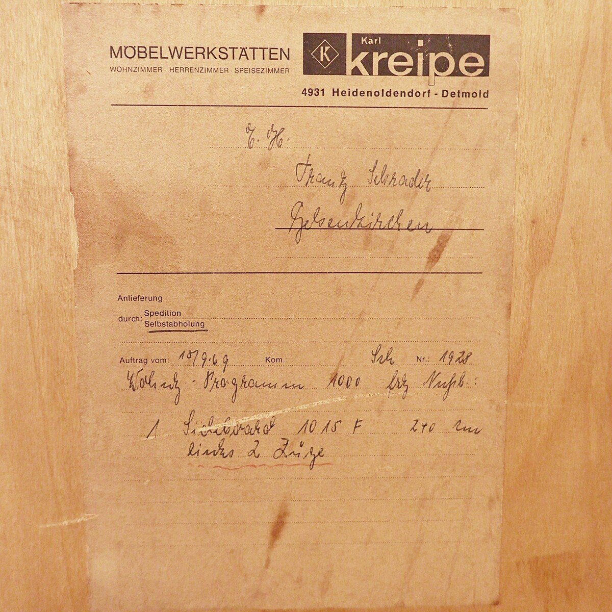 Enfilade Mid Century Möbelwerkstätten - années 1950-photo-3