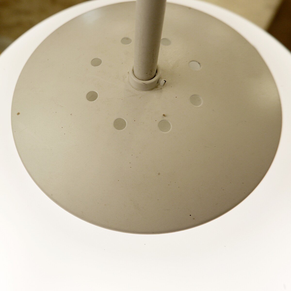 Grand lustre à globes en opaline pour Glashütte Limburg, Allemagne, années 1970-photo-3