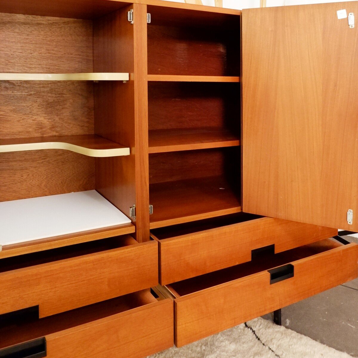 Pastoe Cu04 High/bar Sideboard By Cees Braakman For Pastoe - 1950s-photo-7