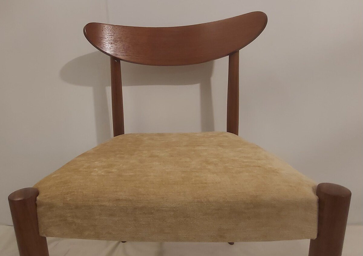Série de 6 chaises Oswald Vermaerck en teck, modèle Paola-photo-1