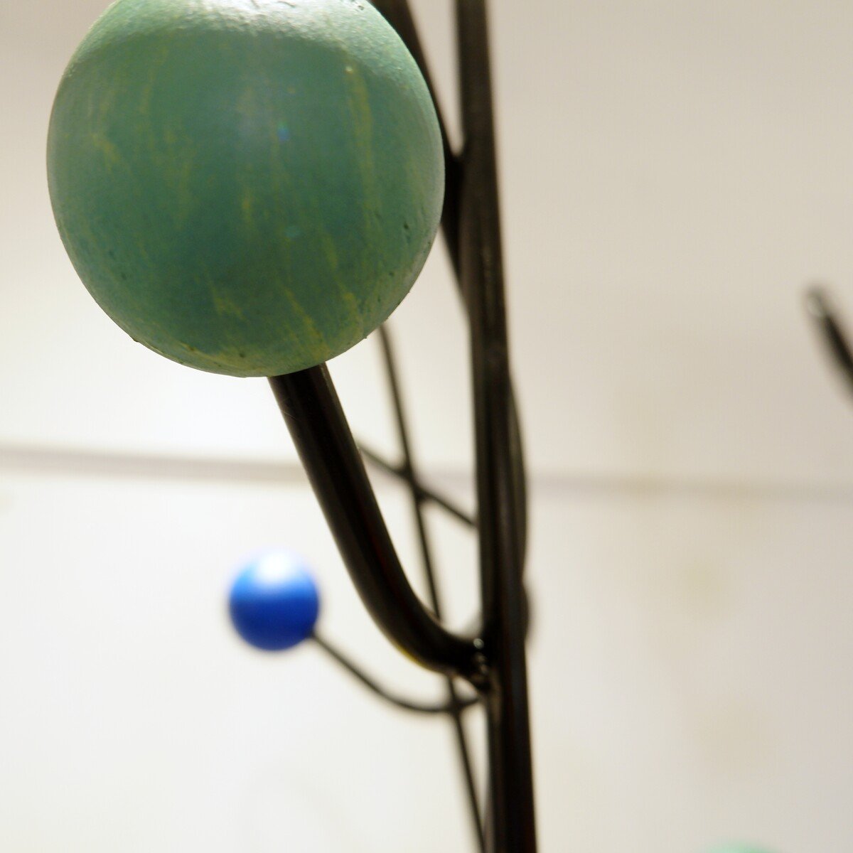 'clef De Sol' Coat Rack By Roger Feraud - 1950s - 181cm-photo-6