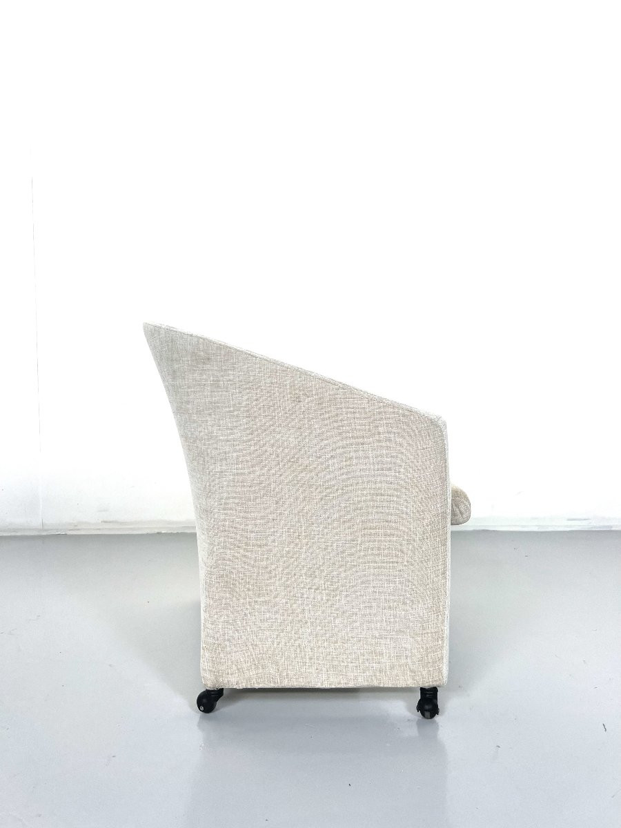 Paire de fauteuils sur roulettes pour Saporiti, Regarnis, Italie, 1970-photo-4