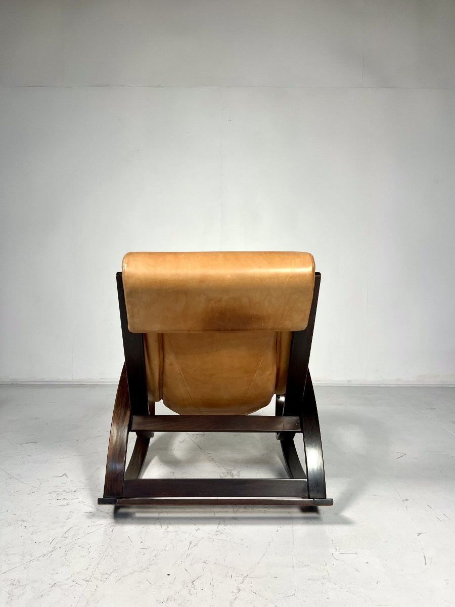 Rocking Chair Sgarsul By Gae Aulenti For Poltronova, Italy, 1960s-photo-3