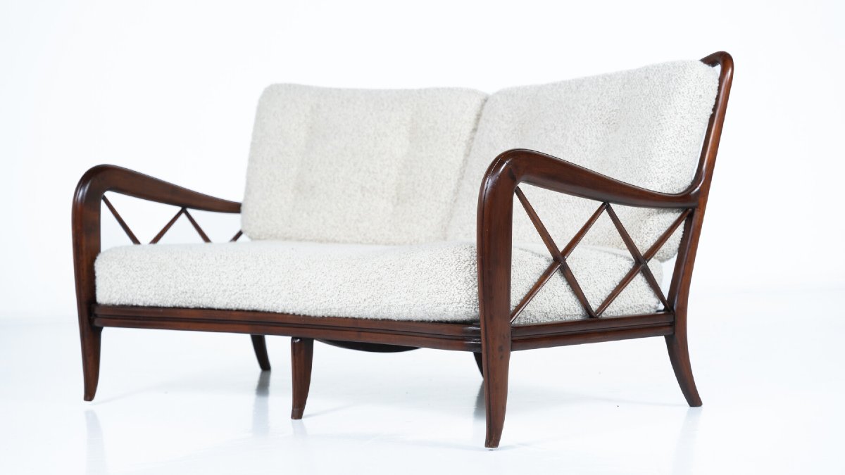 Canapé mid-century par Paolo Buffa, Italie, 1950s-photo-2