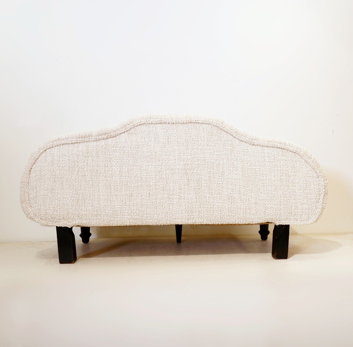 Napoleon III-style 'confident' Armchair—reupholstered -photo-3
