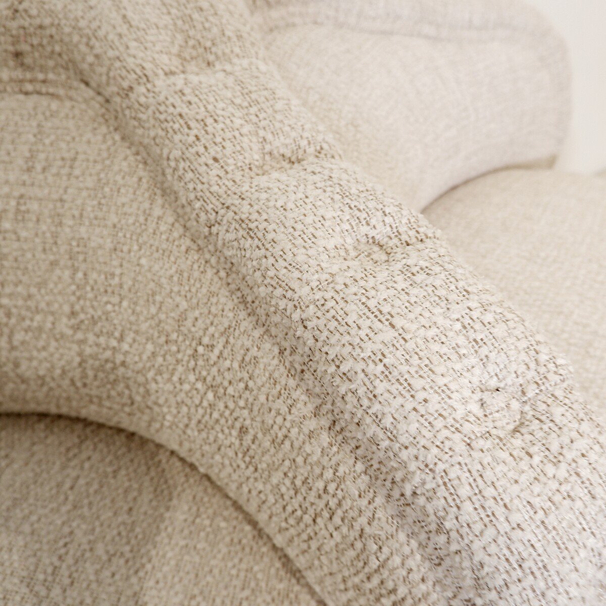 Napoleon III-style 'confident' Armchair—reupholstered -photo-1