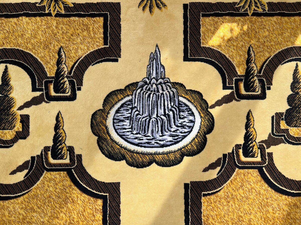 "giardini All'italiana" Wool Rug By Piero And Barnaba Fornasetti, Italy, 1970s-photo-3