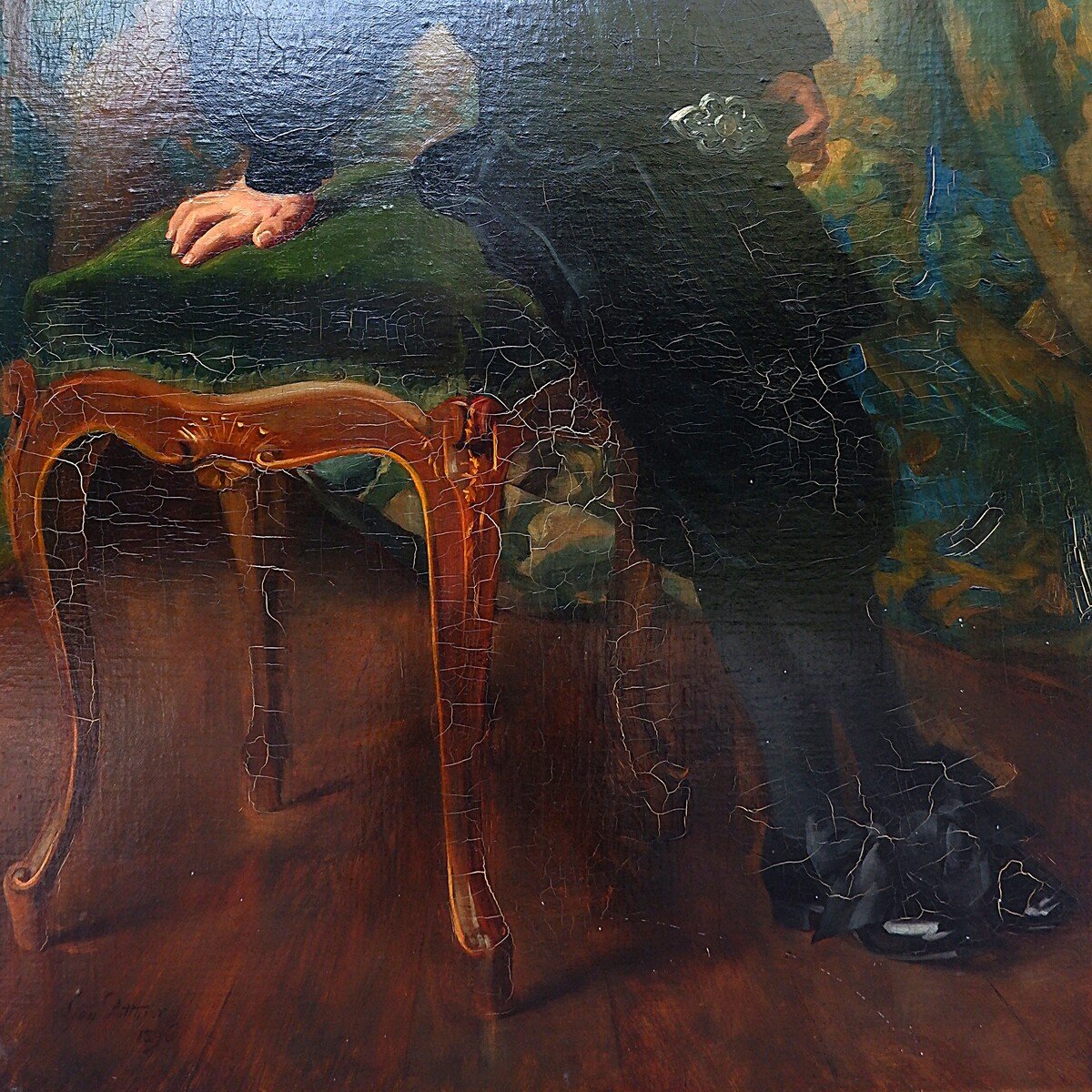 Portrait Of A Young Boy By Léon Rotthier, 1898-photo-1