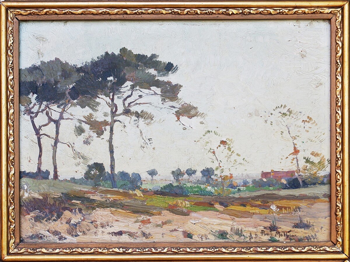 Landscape By Paul Mathieu (1872–1932)-photo-3