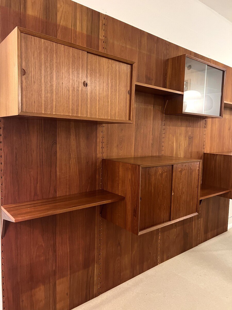 Teak Wall Unit By Poul Cadovius - 1960s -photo-2