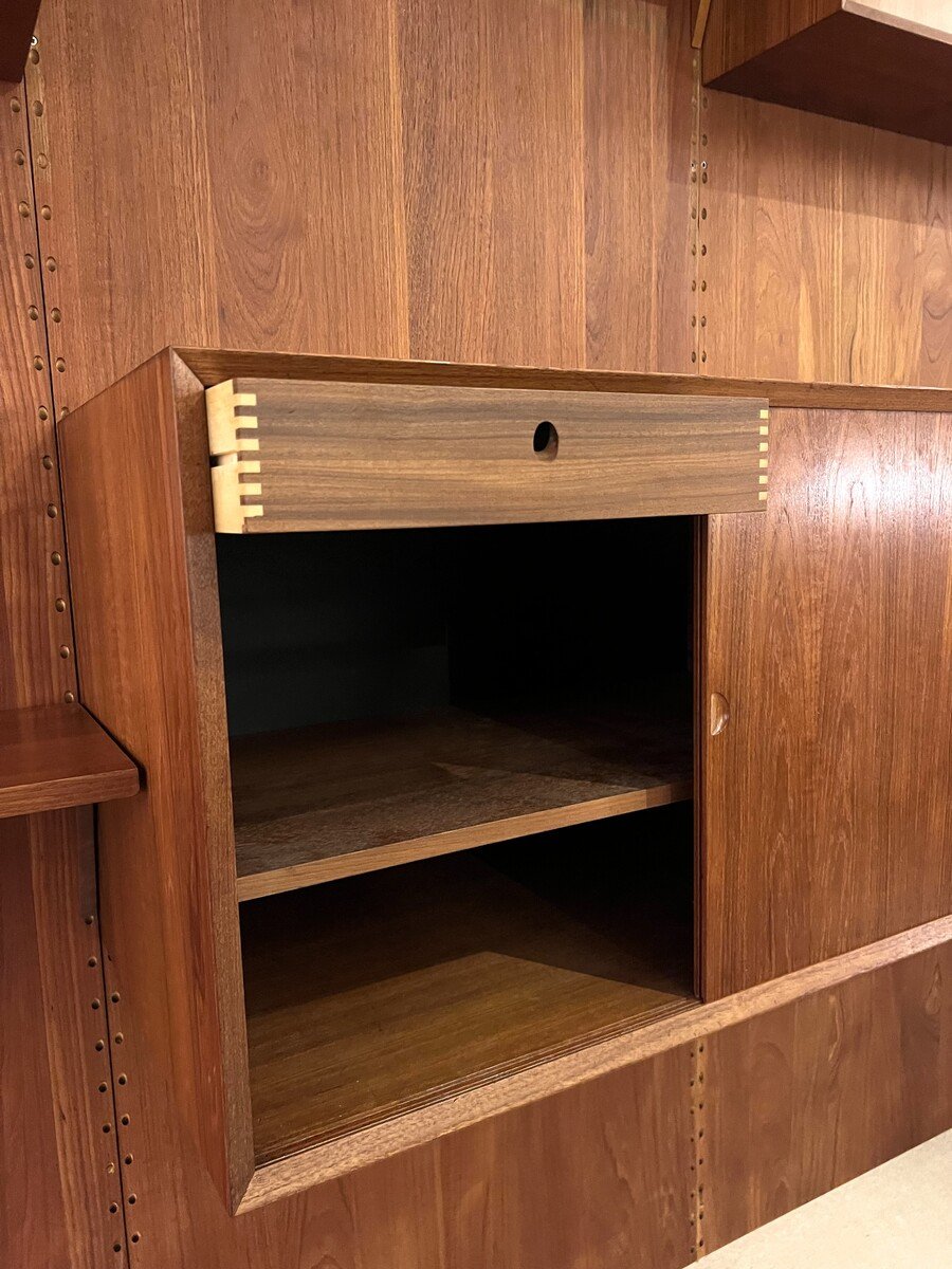 Teak Wall Unit By Poul Cadovius - 1960s -photo-3