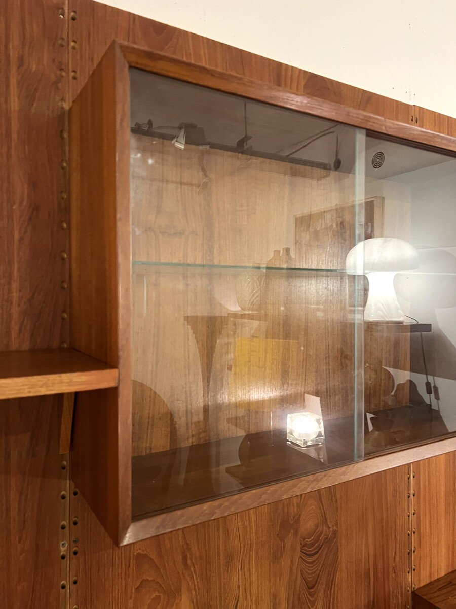 Teak Wall Unit By Poul Cadovius - 1960s -photo-2