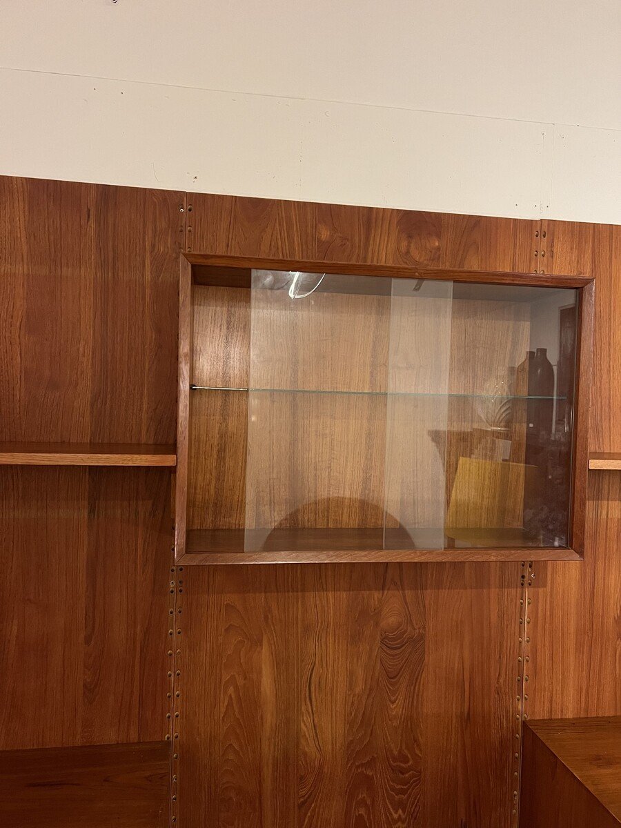 Teak Wall Unit By Poul Cadovius - 1960s -photo-3