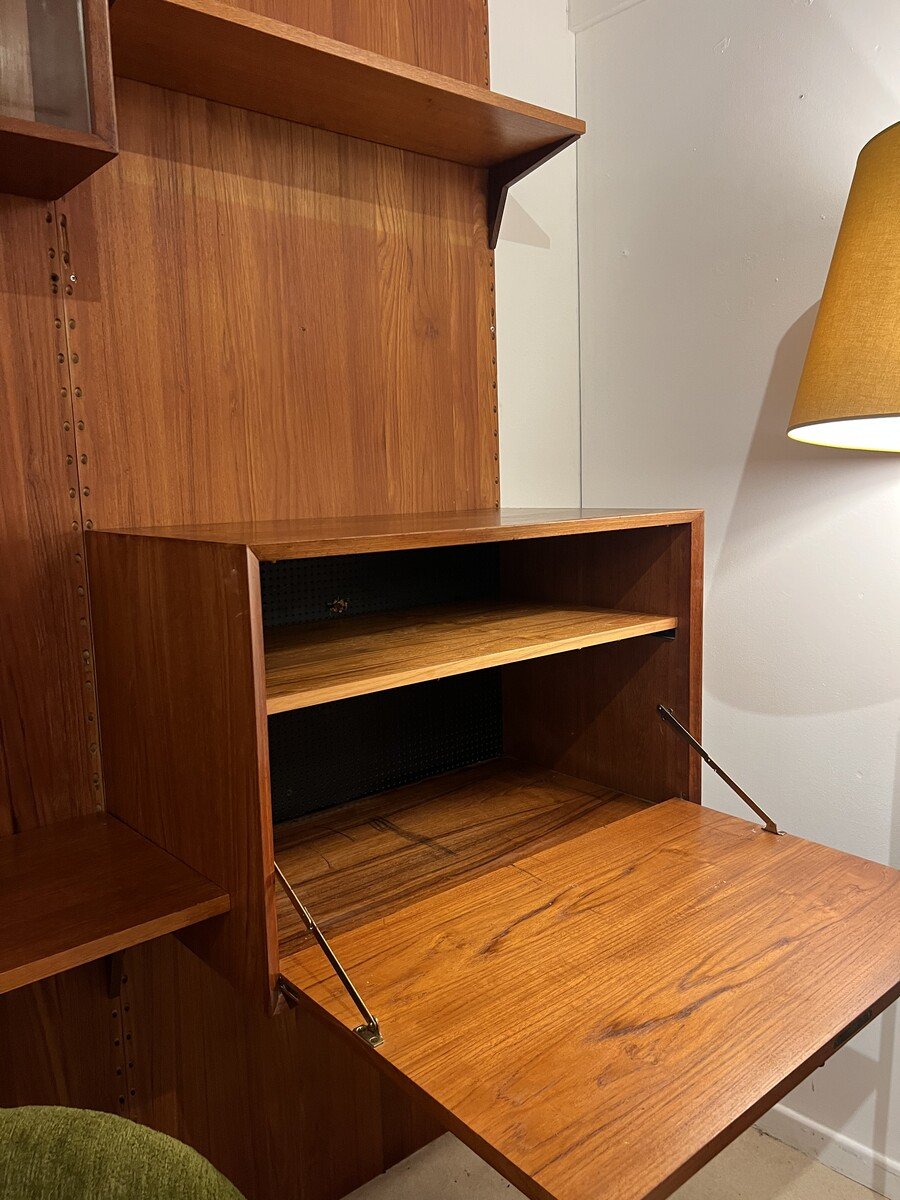 Teak Wall Unit By Poul Cadovius - 1960s -photo-4