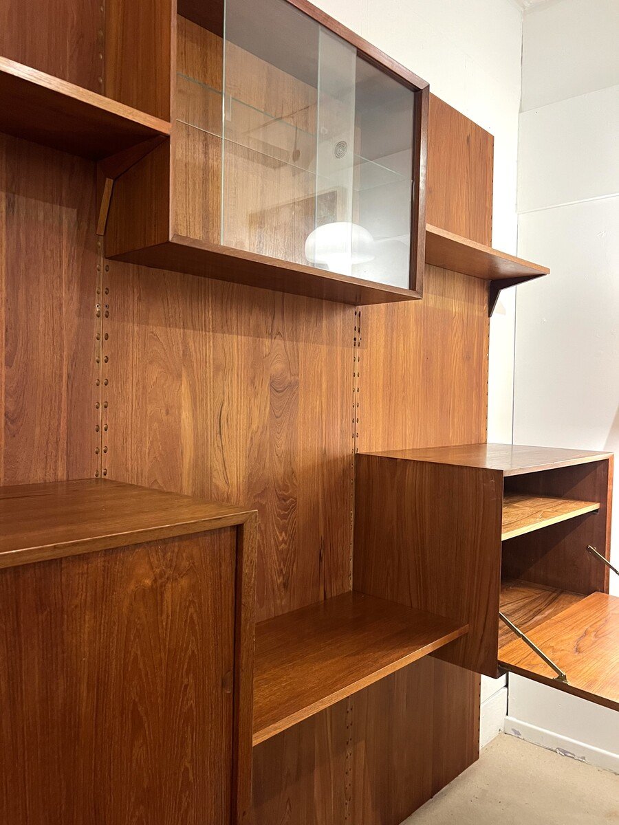 Teak Wall Unit By Poul Cadovius - 1960s -photo-6