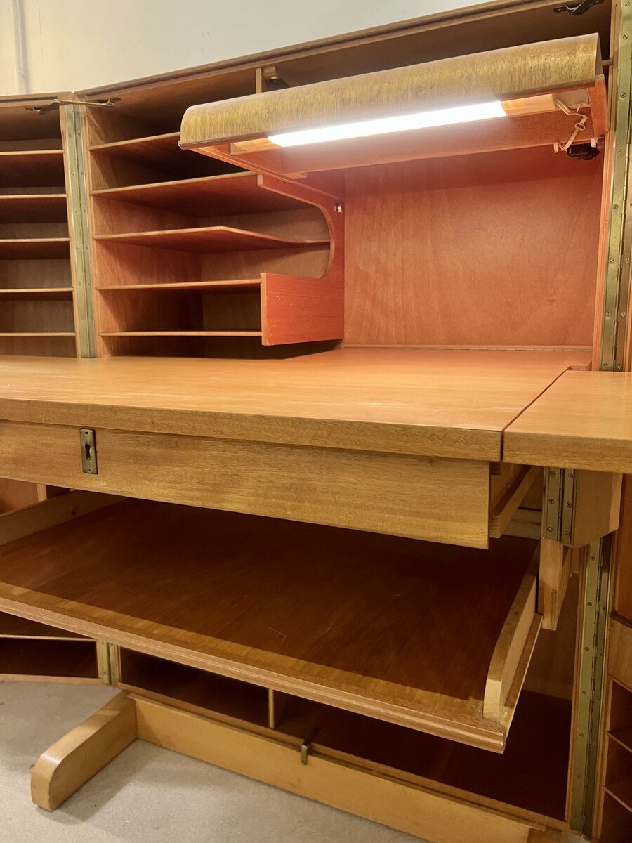 "magic Box" Folding Desk By Mummenthaler & Meier, Switzerland, 1950s-photo-1