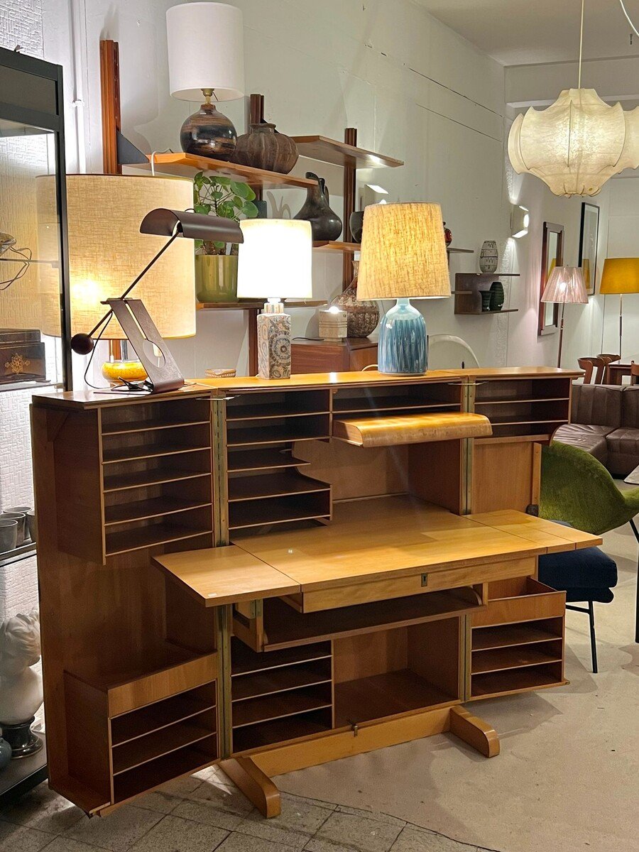 "magic Box" Folding Desk By Mummenthaler & Meier, Switzerland, 1950s