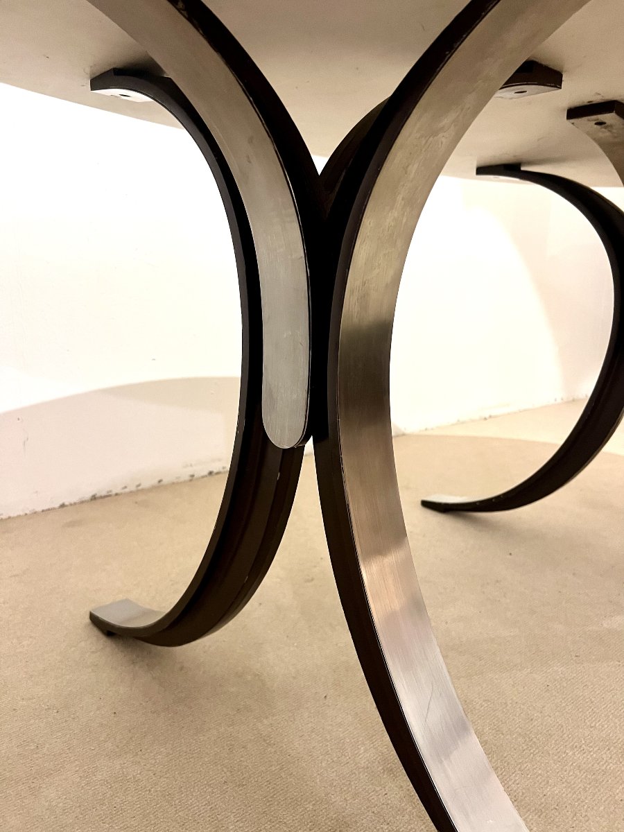 Table à dîner 'Tecno'  en marbre par Osvaldo Borsani et Eugenio Guerli, Italie, 1968-photo-1