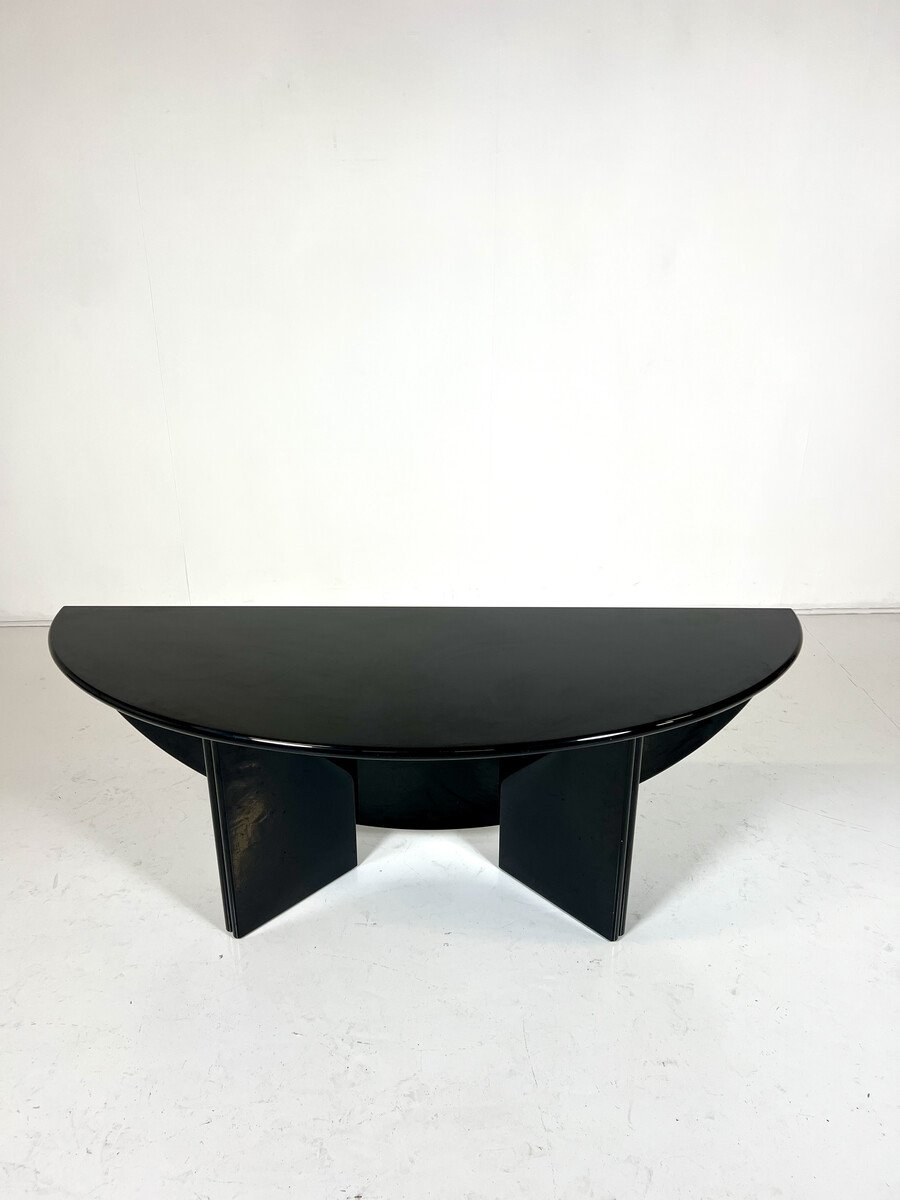 "antella" Lacquered Console Table By Takahama For Gavina, 1970s-photo-2