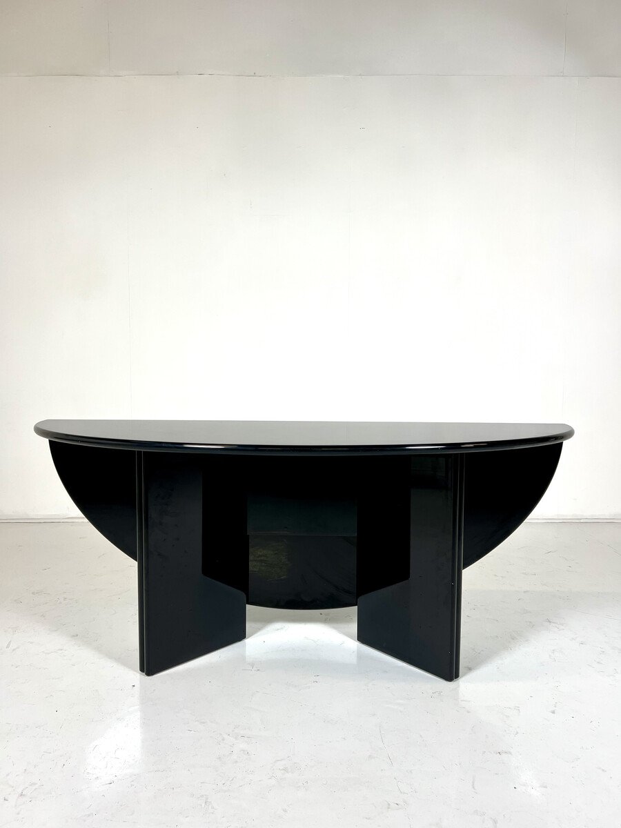 "antella" Lacquered Console Table By Takahama For Gavina, 1970s-photo-3