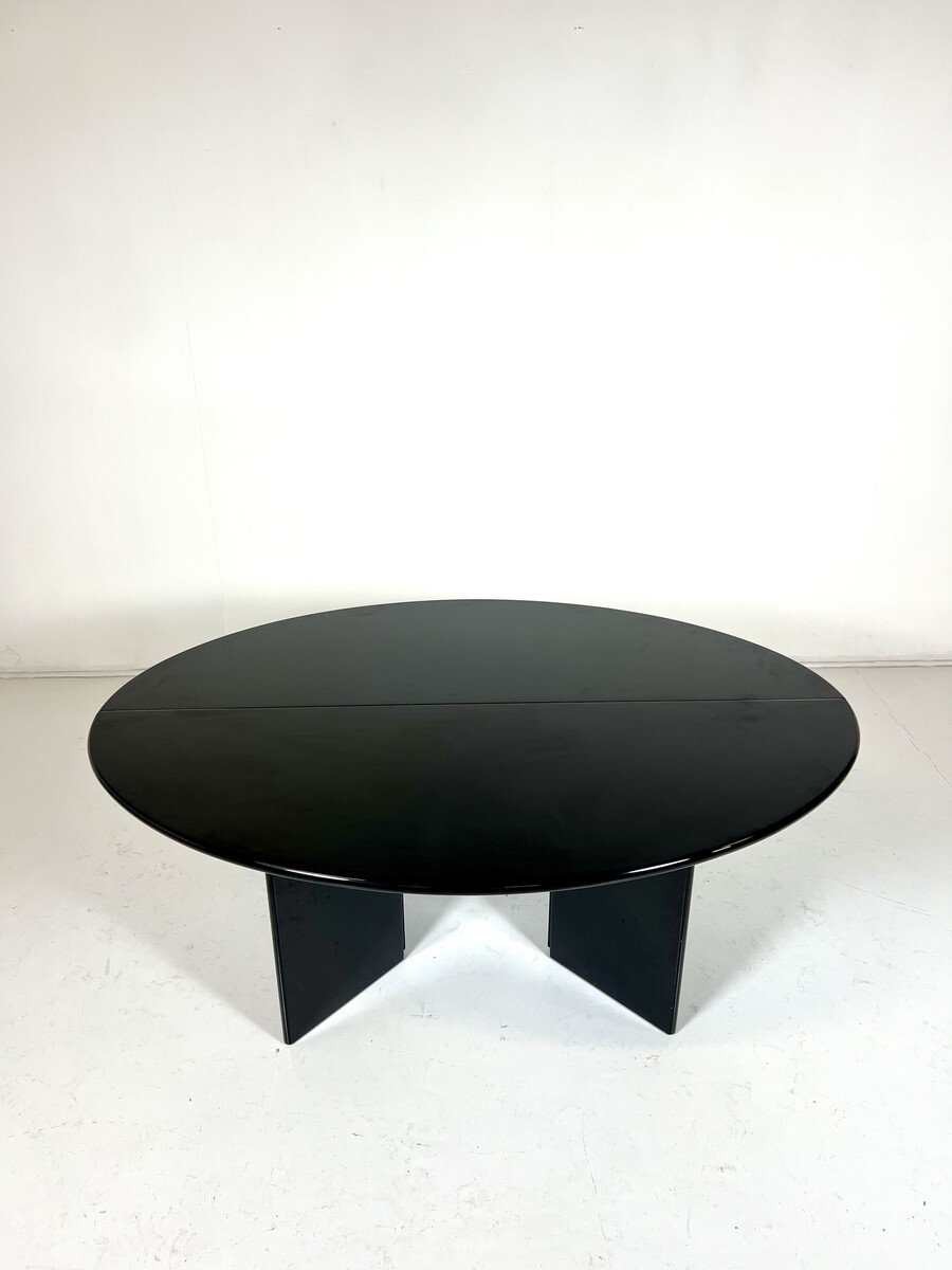 "antella" Lacquered Console Table By Takahama For Gavina, 1970s