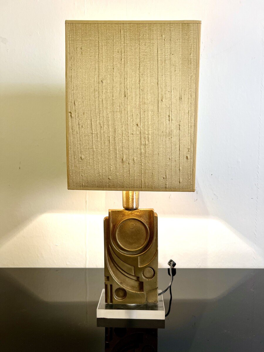 Lampe de table par signée Giuseppe Calonaci, n°178/300, Italie, 1970s 