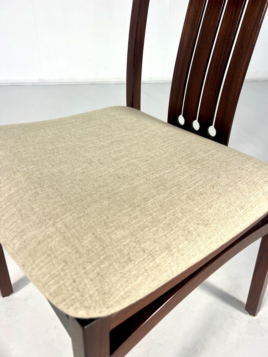 Set Of 6 Mid-century Chairs, Italy, 1960s-photo-2