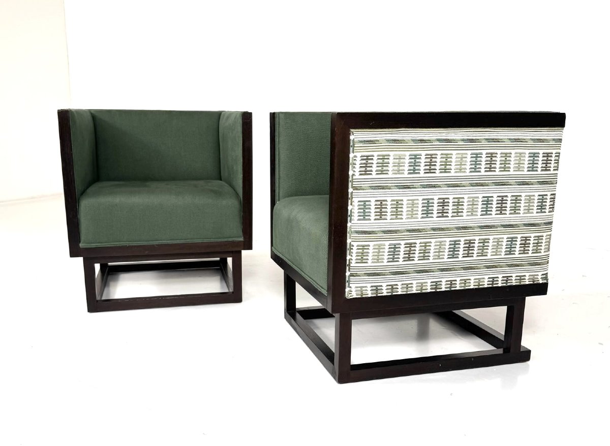 Paire de fauteuils par Josef Hoffman pour Wittman, Secession viennoise-photo-1