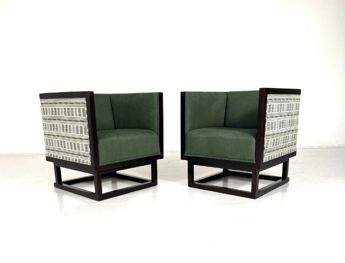 Paire de fauteuils par Josef Hoffman pour Wittman, Secession viennoise