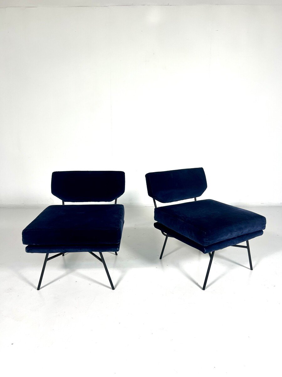 Pair Of 'elettra' Armchairs By Bbpr For Arflex-photo-3