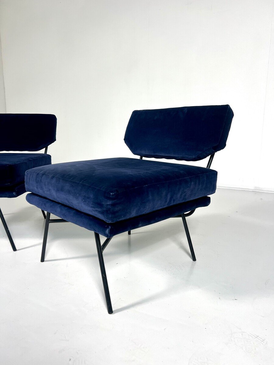 Pair Of 'elettra' Armchairs By Bbpr For Arflex-photo-2