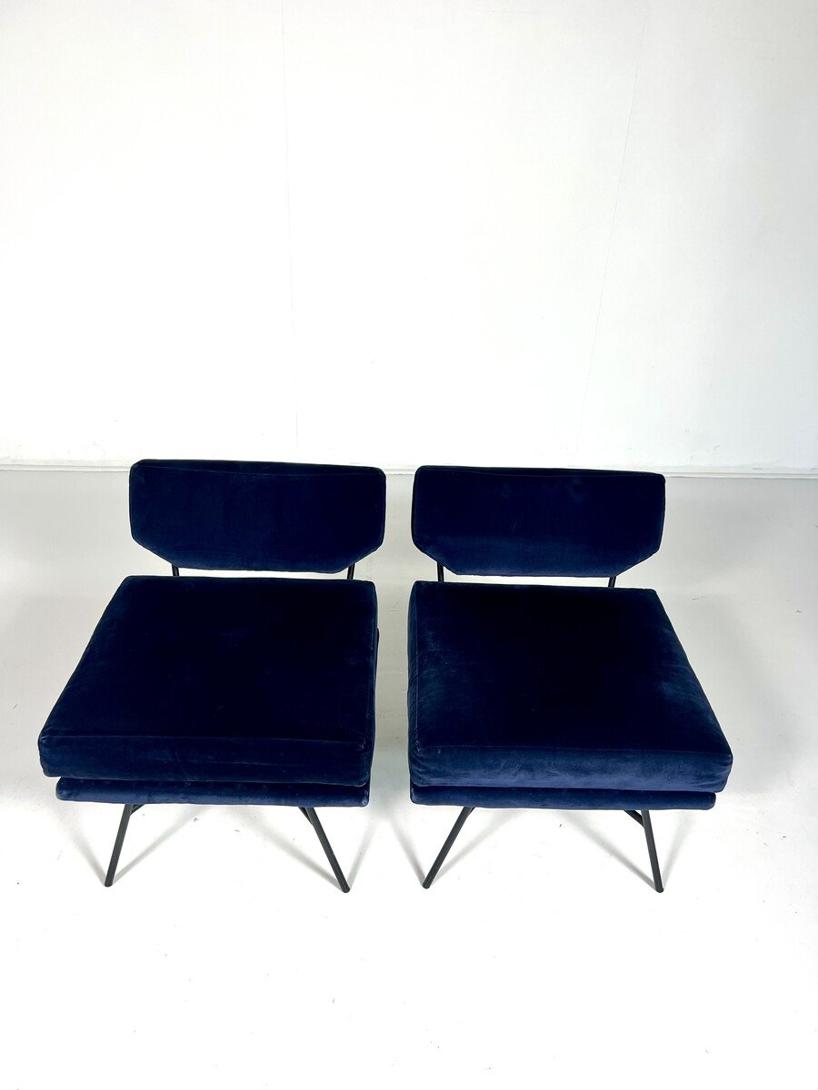 Pair Of 'elettra' Armchairs By Bbpr For Arflex-photo-3