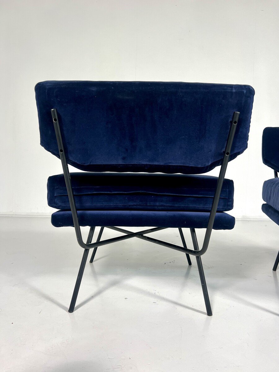 Pair Of 'elettra' Armchairs By Bbpr For Arflex-photo-4