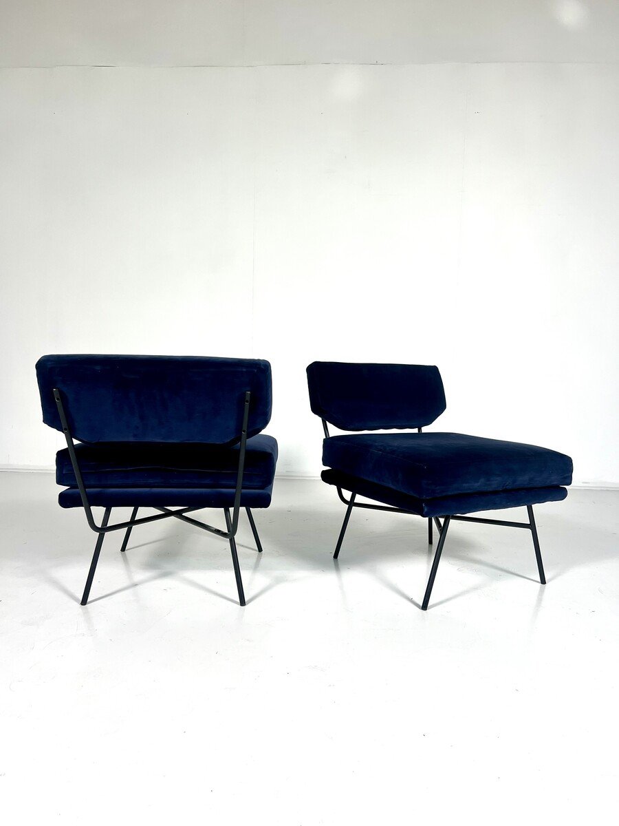 Pair Of 'elettra' Armchairs By Bbpr For Arflex-photo-6