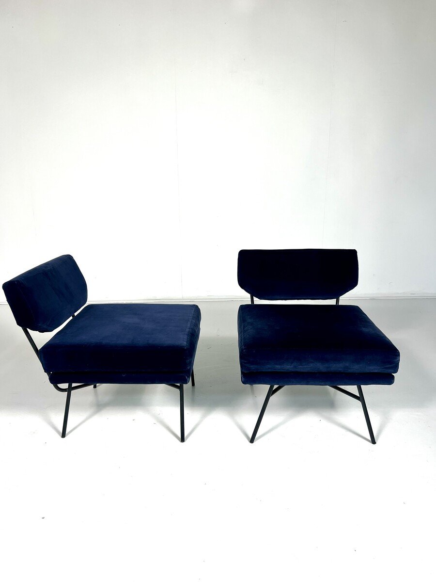Pair Of 'elettra' Armchairs By Bbpr For Arflex
